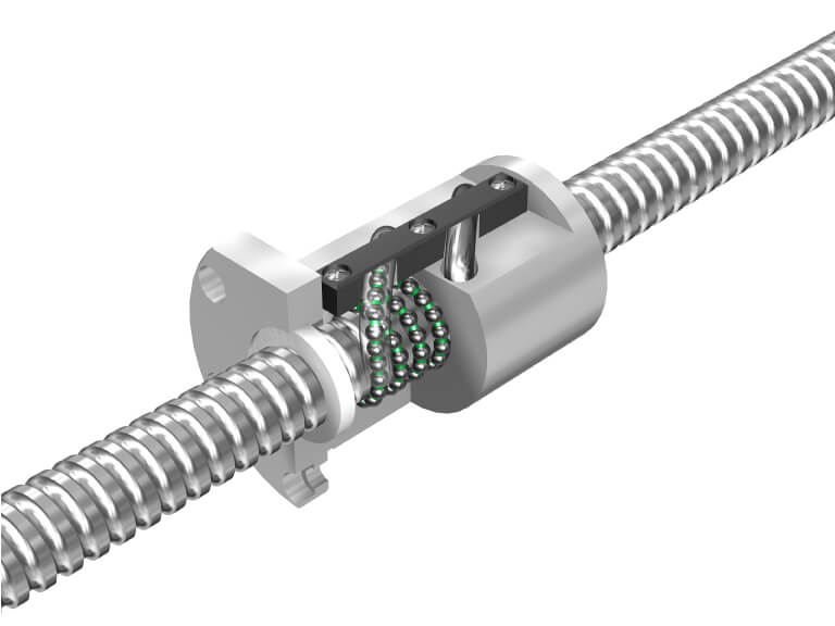 Precision-Caged-Ball-Screw